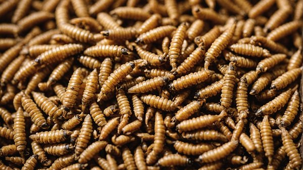 Vers de farine déshydratés : le superaliment pour vos animaux